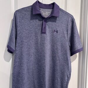Under Armour Men's Purple Polo Shirt